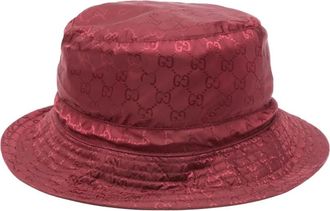 Gucci Vissershoed met GG-patroon - Rood