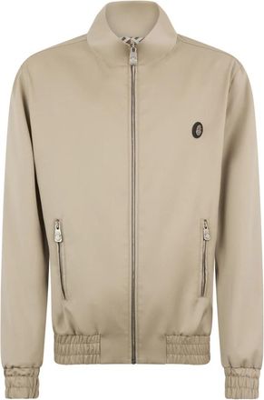 Billionaire Boys Club Wollen Trainingsjack - Heren - Zomerjassen - Beige - 4XL - Wol - Jassen