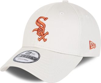 New Era Chicago White Sox MLB Fankappe Beige Teamlogo Basecap verstellbar 9Forty - One-Size