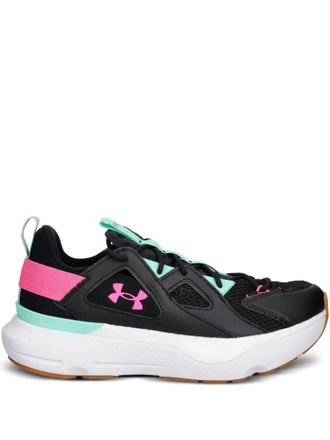 Under Armour panelled-mesh sneakers - unisex - Rubber/Fabric/Fabric - 6.5 - Black
