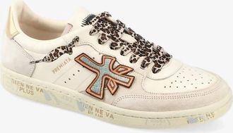 Premiata Womens Bskt Clayd Var 7317 Sneakers In White
