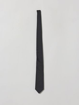 Emporio Armani Cravatta in pura seta 100% con motivo a pois all-over