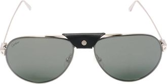 Cartier Green Pilot Unisex Sunglasses CT0166S 004 60