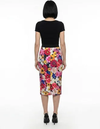 Dolce & Gabbana Floral Print Skirt - Multicolor