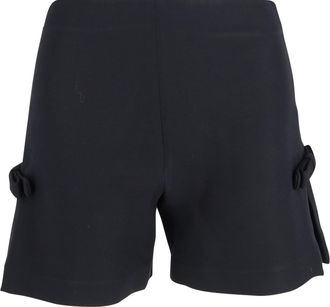Fendi Fendi shorts met strikdetail in zwarte wol