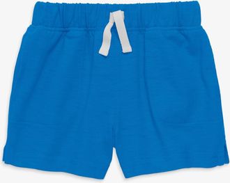 primary Baby Play Short In Solid in Blueberry at Nordstrom, Size 18-24M