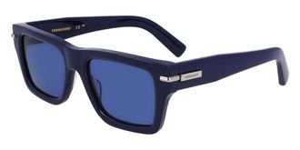 Ferragamo SF2033S 414 Mens Sunglasses Blue Size 53