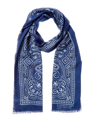 Givenchy Bandana Cashmere & Silk-Blend Stole