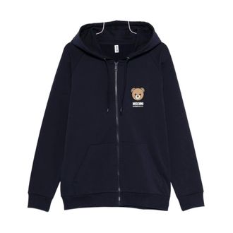 Moschino Hombre, Sudaderas, Azul, Talla: M