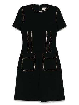 Elie Saab Jurk met studs - Zwart