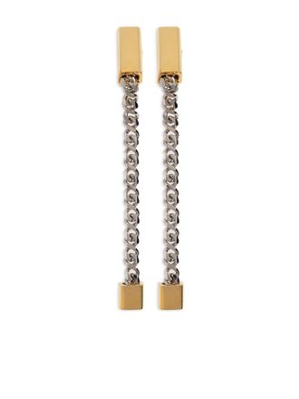 アクセサリーその他 D SQUARED2 Bow crystal long earrings 22f008be7f8c8d911d216e876e9639