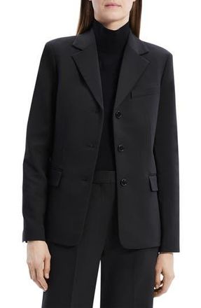 Theory Three Button Jacket in Black at Nordstrom Rack, Size 8
