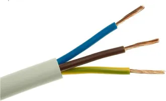 OEM Cable De Revestimiento H03vv-f (omy) 3x0.5 Amarillo Blanco /50m