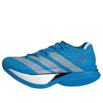 adidas Adizero Prime X3 Strung Solar Blue Silver Metallic JQ0615