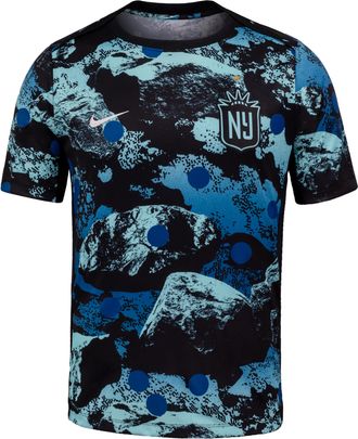Nike Gotham FC Nike Mens NWSL Short-Sleeve Pre-Match Top in Blue | M21556SBFC26-COP
