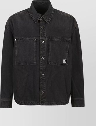 Wooyoungmi shirt jacket with pockets and long sleeves