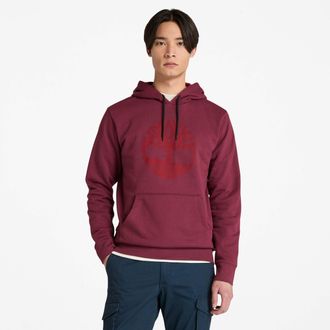 Timberland Mens Northwood US Tree Logo Brushback Hoodie