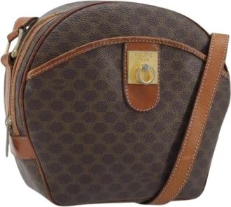 Celine Pre-owned Vintage Schoudertas - Dames - Vintage Schoudertas - Bruin - ONE Size - Leer - Vintage