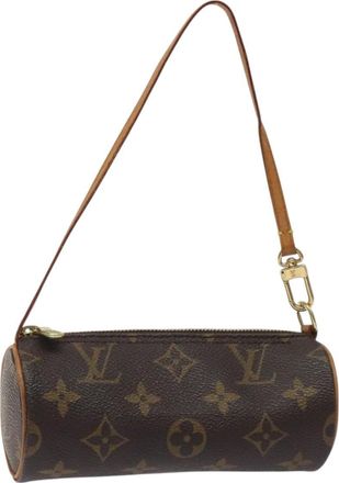 Louis Vuitton Papillon Pochette Monogram Canvas Brown Canvas Bag (Pre-Owned)