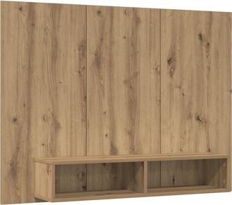 vidaXL Wall tv Cabinet Artisan oak Engineered wood Vidaxl