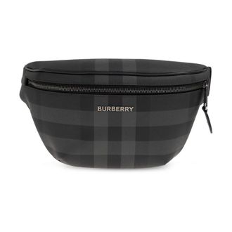 Burberry Heren, Tassen, Zwart, Maat: ONE Size Katoen