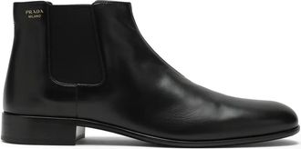Prada pull-tab chelsea boots - Black