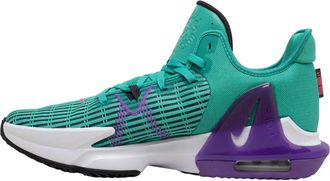 Nike Mens Lebron Witness 6 Sneakers In Clear Emerald / Hyper Pink / Wild Berry