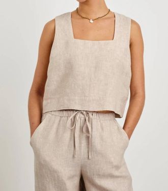 Rails Akira Top In Heathered Flax