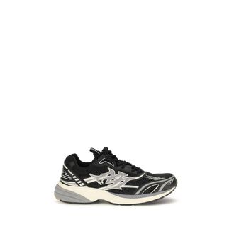 Amiri Black Calf Leather Bos Taurus Athletic Mens Sneakers