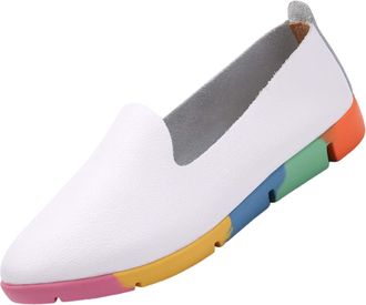 Generic Shoes for Women Sneakers Ladies New Trainers Womens Flat Soybean Shoes Leather Womens Shoes Womens Heel Comfortable Casual Shoes Green Trainers Women 