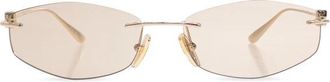 Balenciaga Zonnebril - unisex - Zonnebrillen - Geel - ONE Size - Nylon - Accessoires