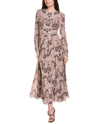 Saloni Saloni Silk Maxi Dress