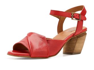 Miz Mooz Attie Heeled Sandals Womens Sandals Scarlet : EU 42 (US Womens 10.5-11) B - Medium, Leather