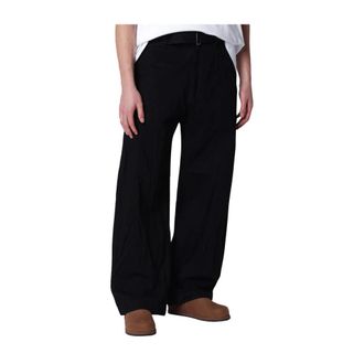 STUDIO NICHOLSON Wide Jeans, male, Black, Size: XS Now Jeans