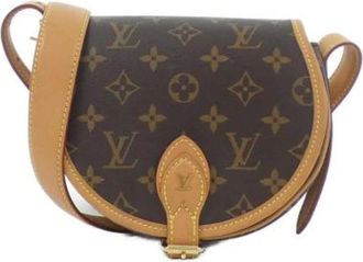 Louis Vuitton Vintage, unisex, Bruin, ONE Size, Tweedehands Canvas Louis Vuitton tassen
