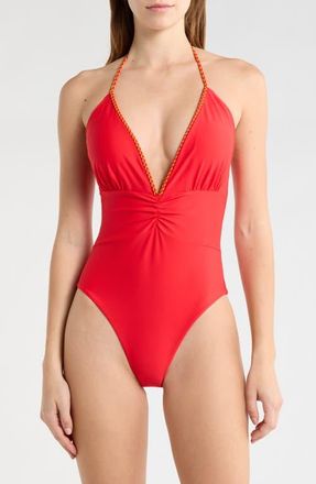 Ramy Brook Madison One-Piece Swimsuit in Flame at Nordstrom, Size X-Small