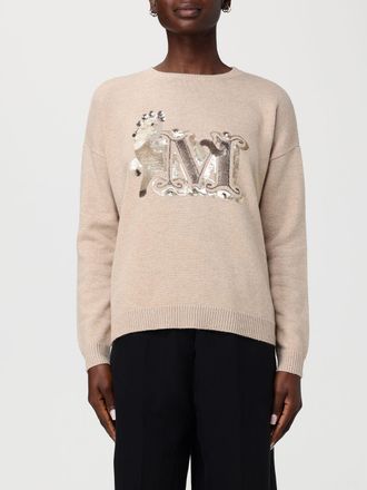 Max Mara Wool and Cashmere Sweater with Monogram
