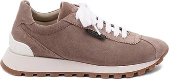Brunello Cucinelli Suède sneakers - Bruin