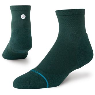 Stance Run Light Quarter Socks Green L