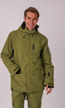 OOSC Yeh Man Jacket in Khaki at Nordstrom, Size Xx-Small