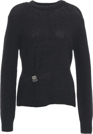Second Female Knit Sweater With Iconic Silver Logo Detail