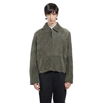 Loewe Suede Zip-Up Jacket