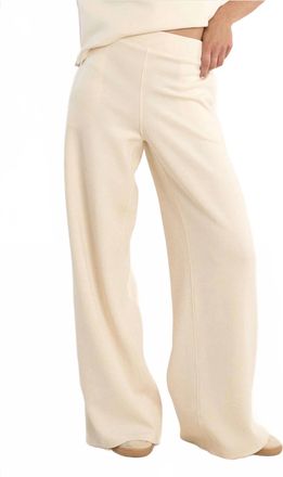 Gabrielle Womens Lightweight Soft Pants In Ivory