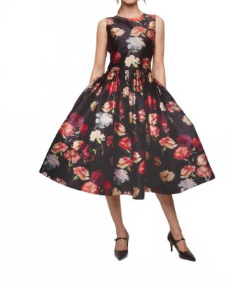 byTiMo Taffeta Midi Dress In Poppy