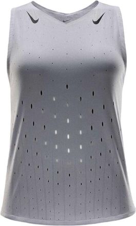 Nike Dames/Dames Aeroswift Dri-FIT Sport Top (Wit, Zwart)