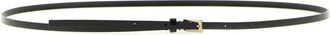 Tom Ford Lederen riem met lakleer - unisex - Riemen - Zwart - 75 CM - Leer - Accessoires