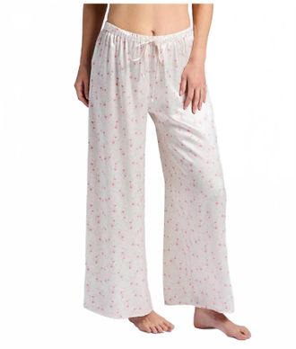 Pj Harlow Mya Crop Pants In Cloudy Pearl