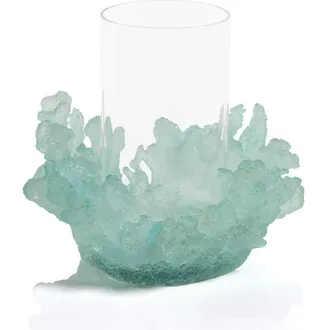 Zodax Cayo Coral Pillar Candle Holder in Blue Green at Nordstrom Rack