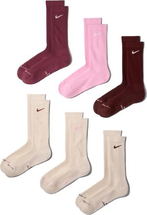 Nike Unisex Everyday Elevated Crew Socks (6 Pairs) in Multicolor | HQ8021-910
