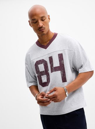 Le 31 Mens Sporty T-shirt Oversized fit